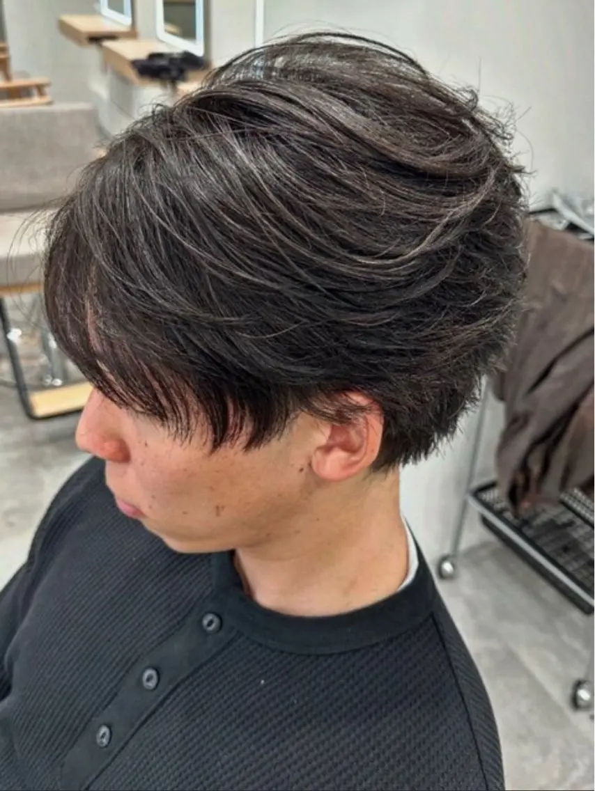 パーマ メンズ パーマ 川北 恭輝のヘアスタイル