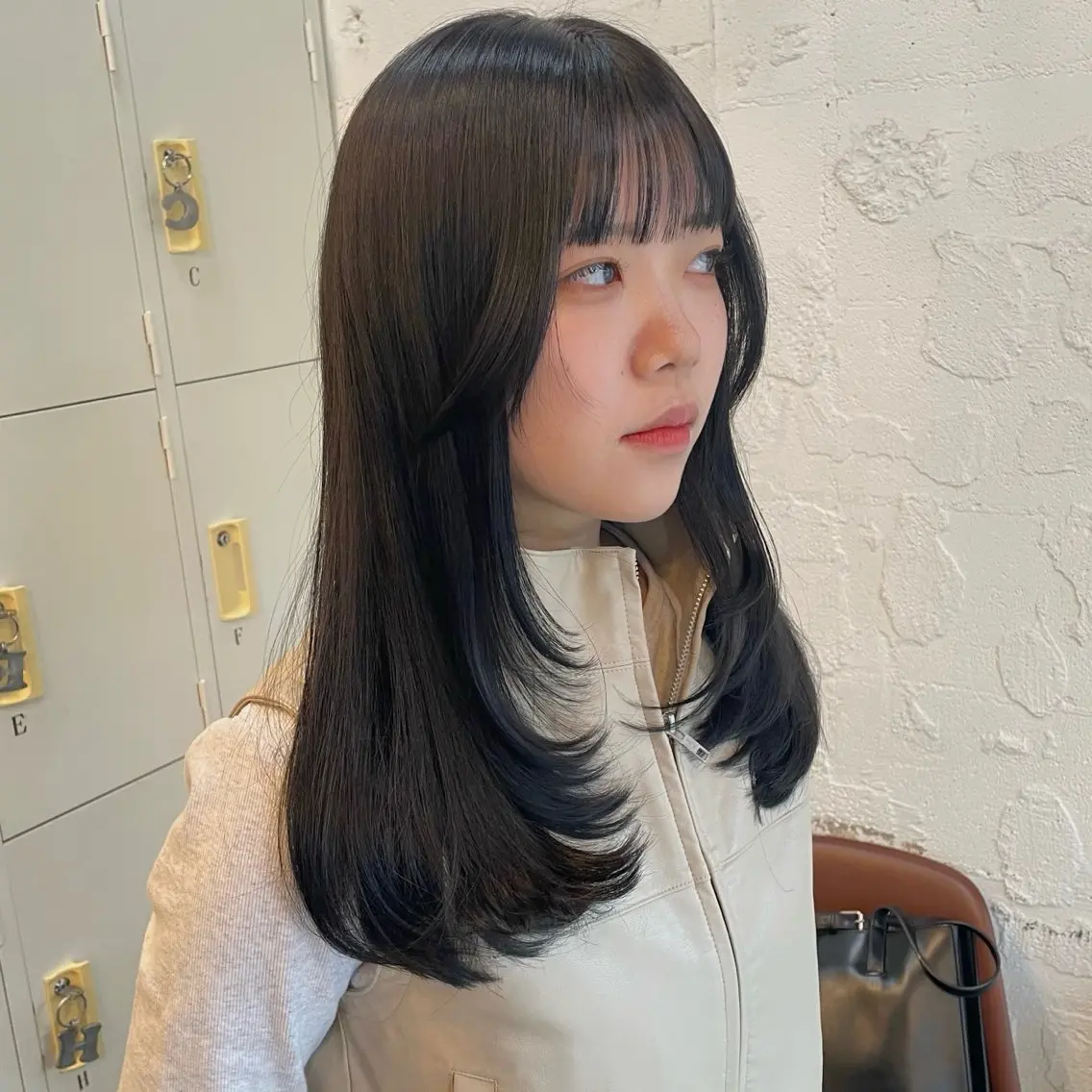 ロング カラー カット ヘアカラー トリートメント 🌿レイヤーボブ/パ ーマ🌿 木梨健太のヘアスタイル