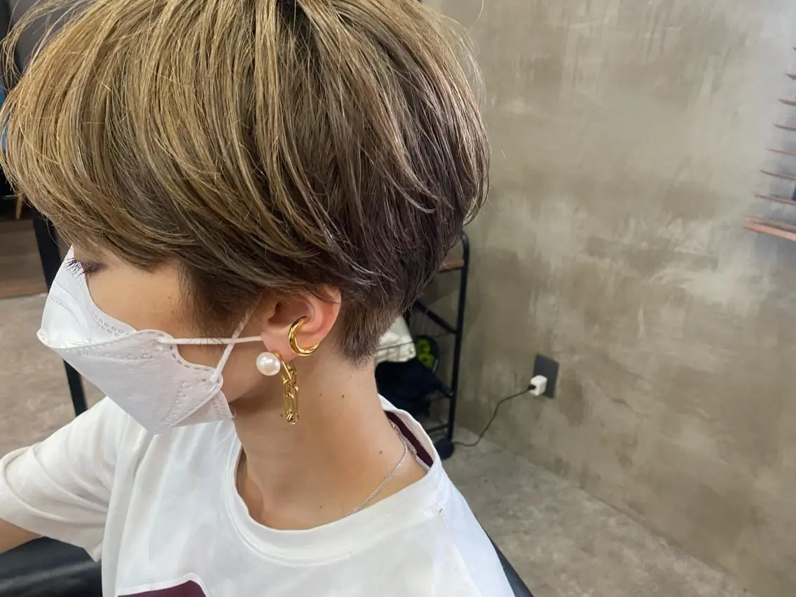 ショート ベリーショート ショートヘア 柔らかカラー🥛 mayucoのヘアスタイル