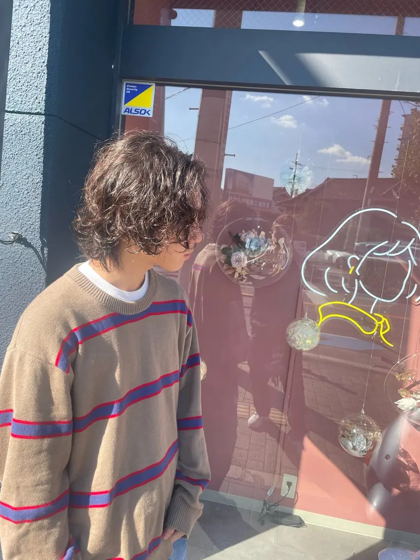 パーマ カット パーマ 山本 純平のヘアスタイル