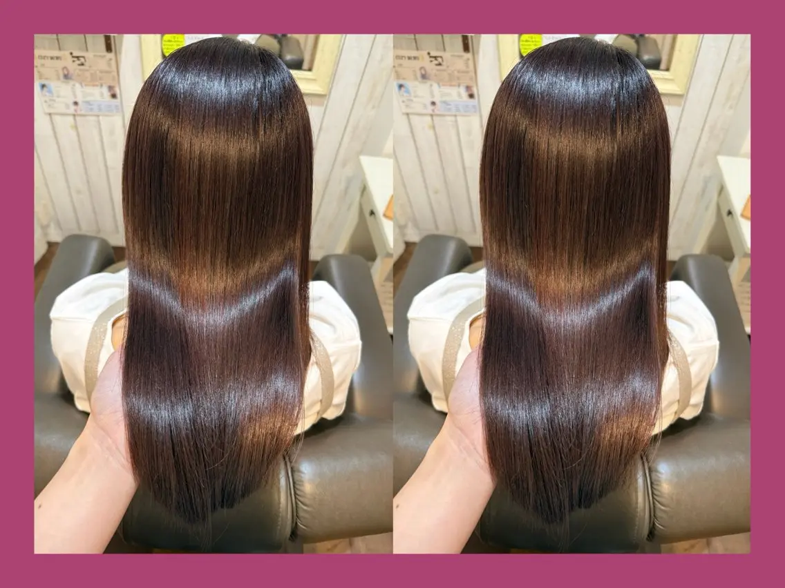 ミディアム カラー 髪質改善 カット ヘアカラー トリートメント 髪質改善/ハイトーン /茅ヶ崎/YUUKAのヘアスタイル
