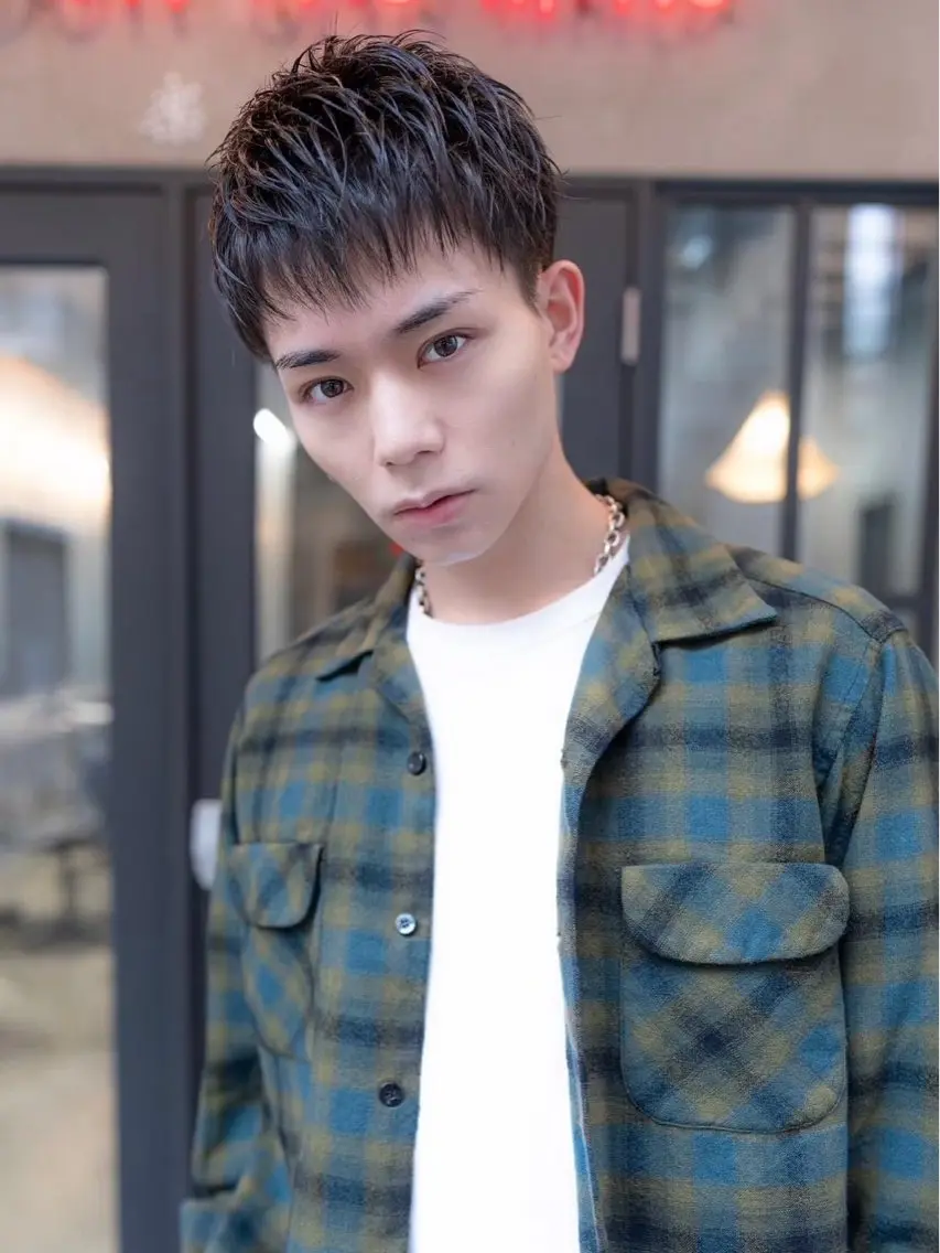 メンズ 増渕 里奈のヘアスタイル