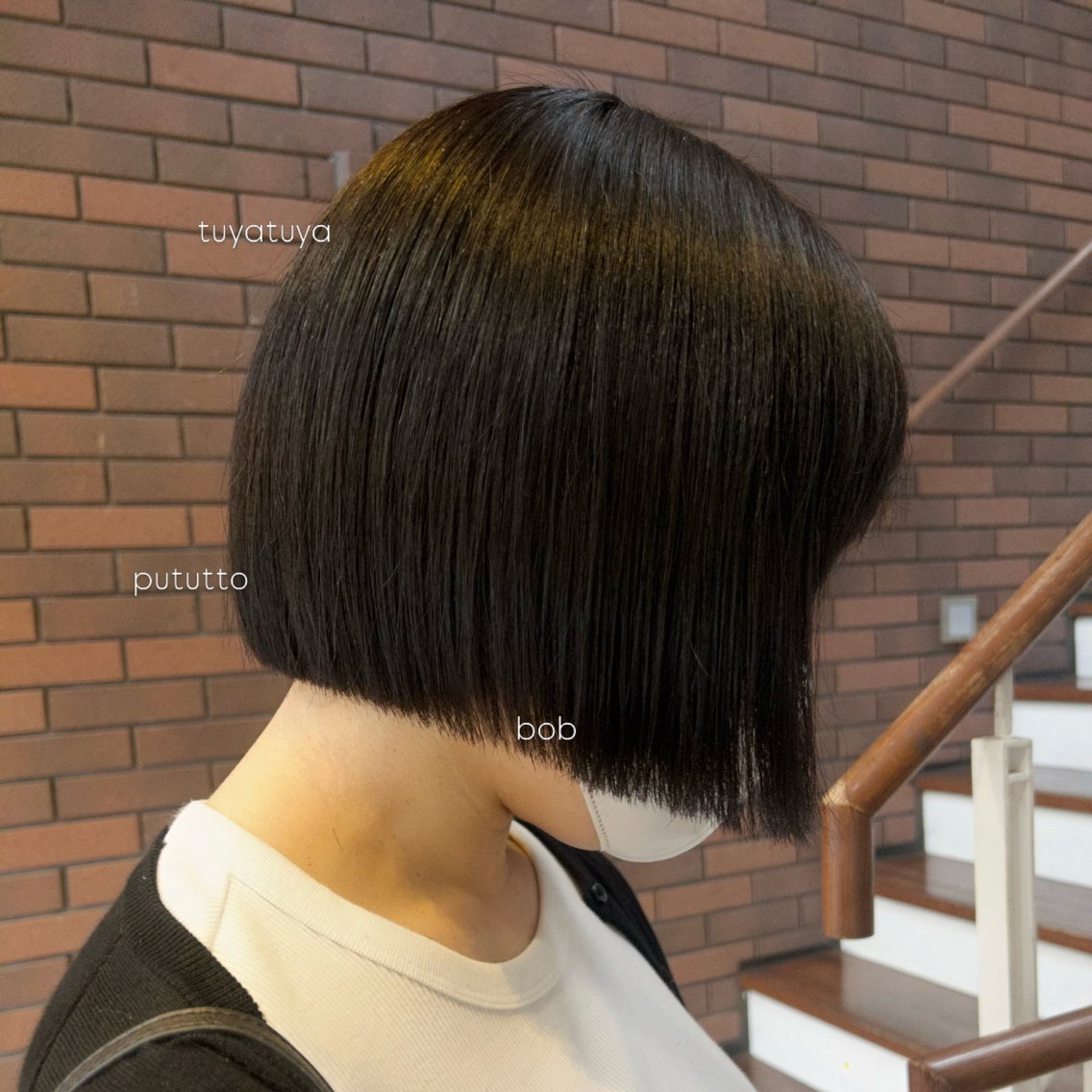 ショート カラー 髪質改善 トリートメント カット ヘアカラー ねね/垢抜けカラー/ レイヤー/福岡のヘアスタイル
