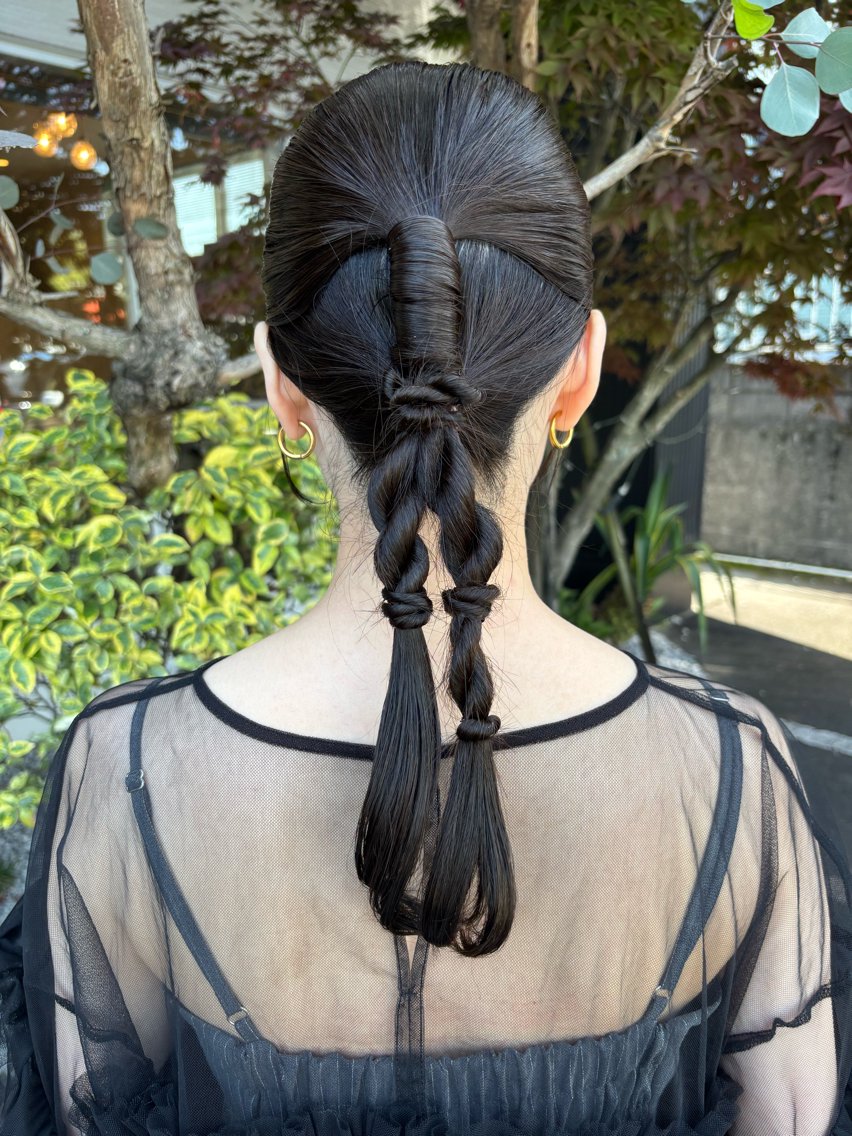 ヘアアレンジ ヘアセット HANDS CLAN ナカムラアヤノのヘアスタイル