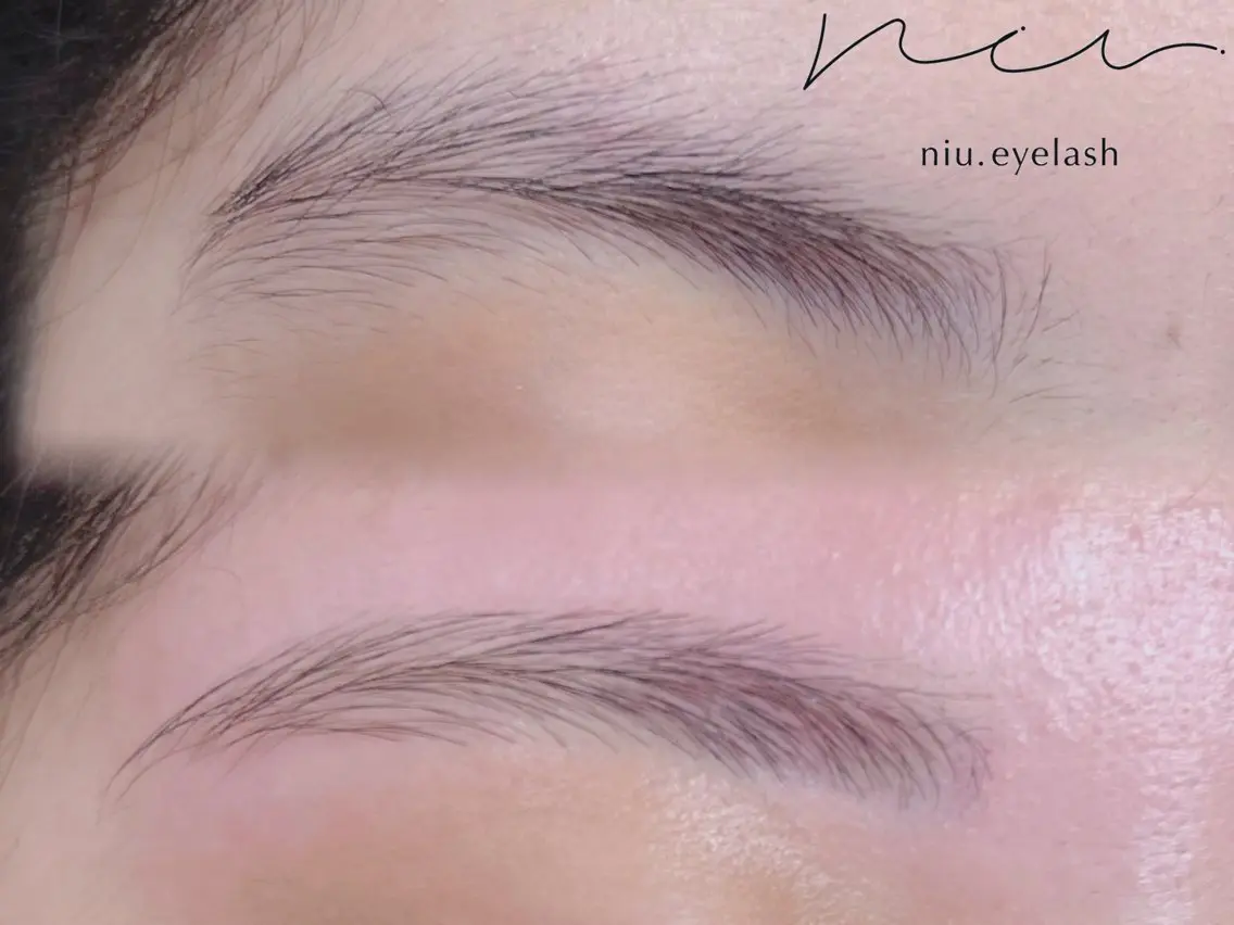 アイブロウ ワックス脱毛 niueyelash MIDORIのマツエク・マツパデザイン
