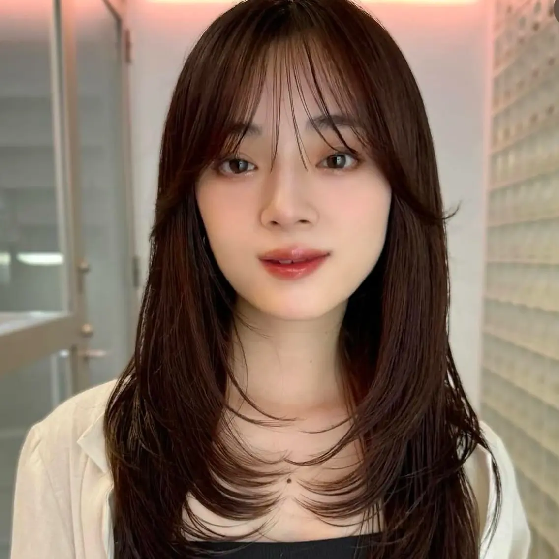 ミディアム 表参道レイヤーカット 髪質改善山岸季生のヘアスタイル