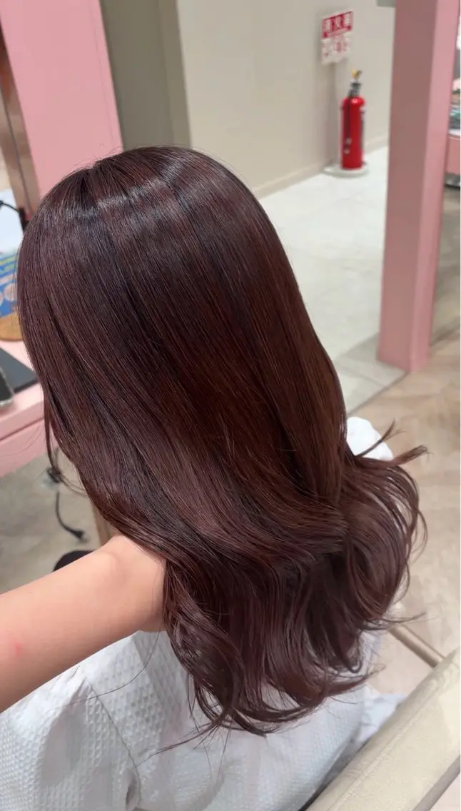 セミロング カラー ヘアカラー 💖 NAO /透明感カラー 💖のヘアスタイル