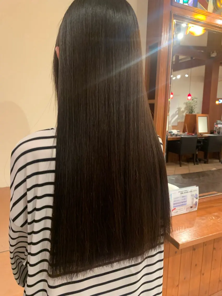 ロング パーマ Hair vita Namiのヘアスタイル