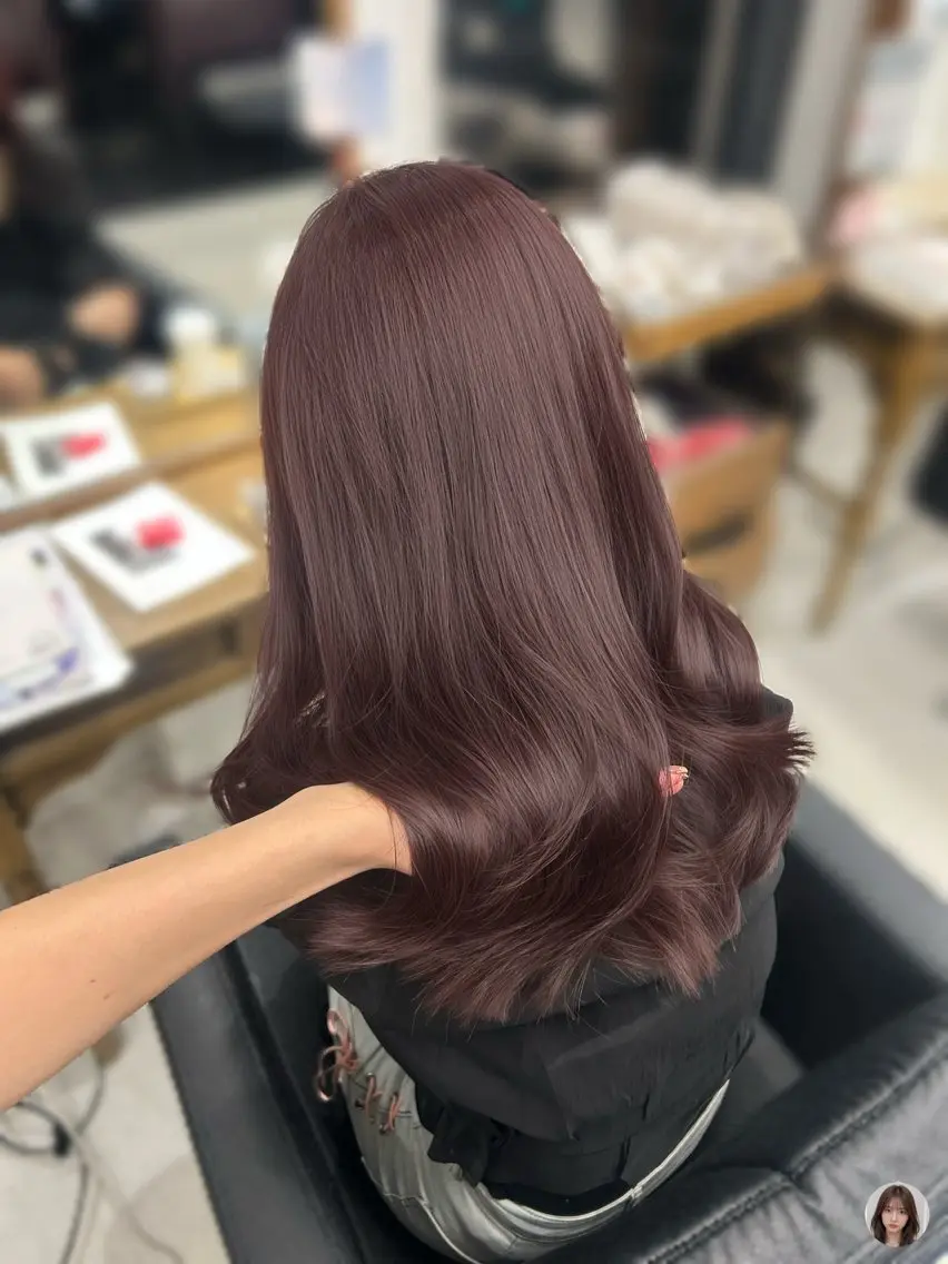 ロング ヘアカラー 戸川 未夢のヘアスタイル