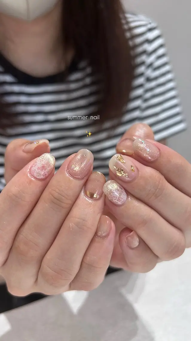 ネイル レース ハンドネイル nail salon moiのネイルデザイン