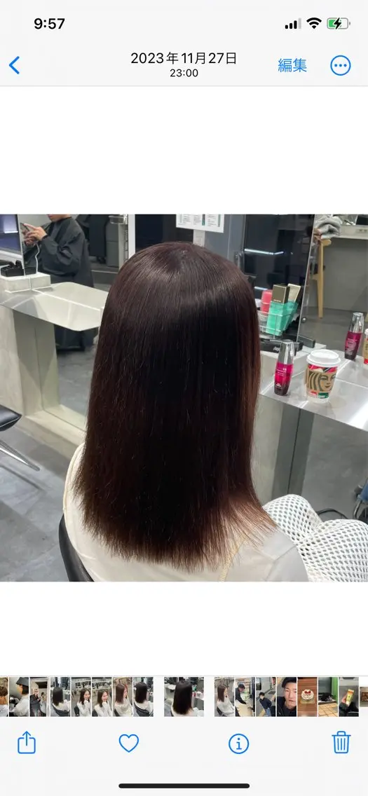 ロング カラー ヘアアレンジ fifth 石川 凪のヘアスタイル