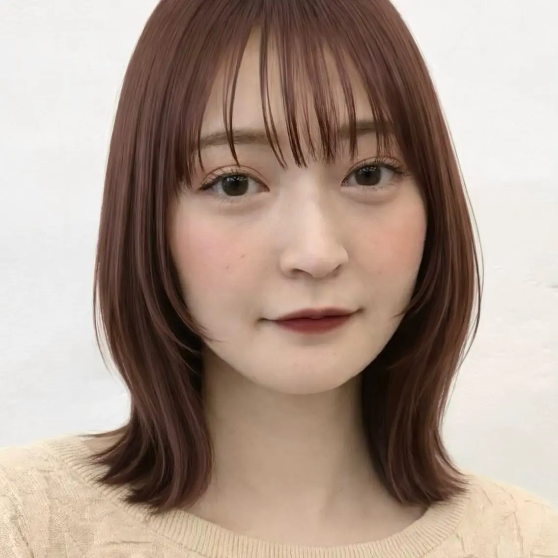 🌷定番メニュー🌷【似合わせカット+艶ワンカラー】+選べるトリートメント🧴の写真