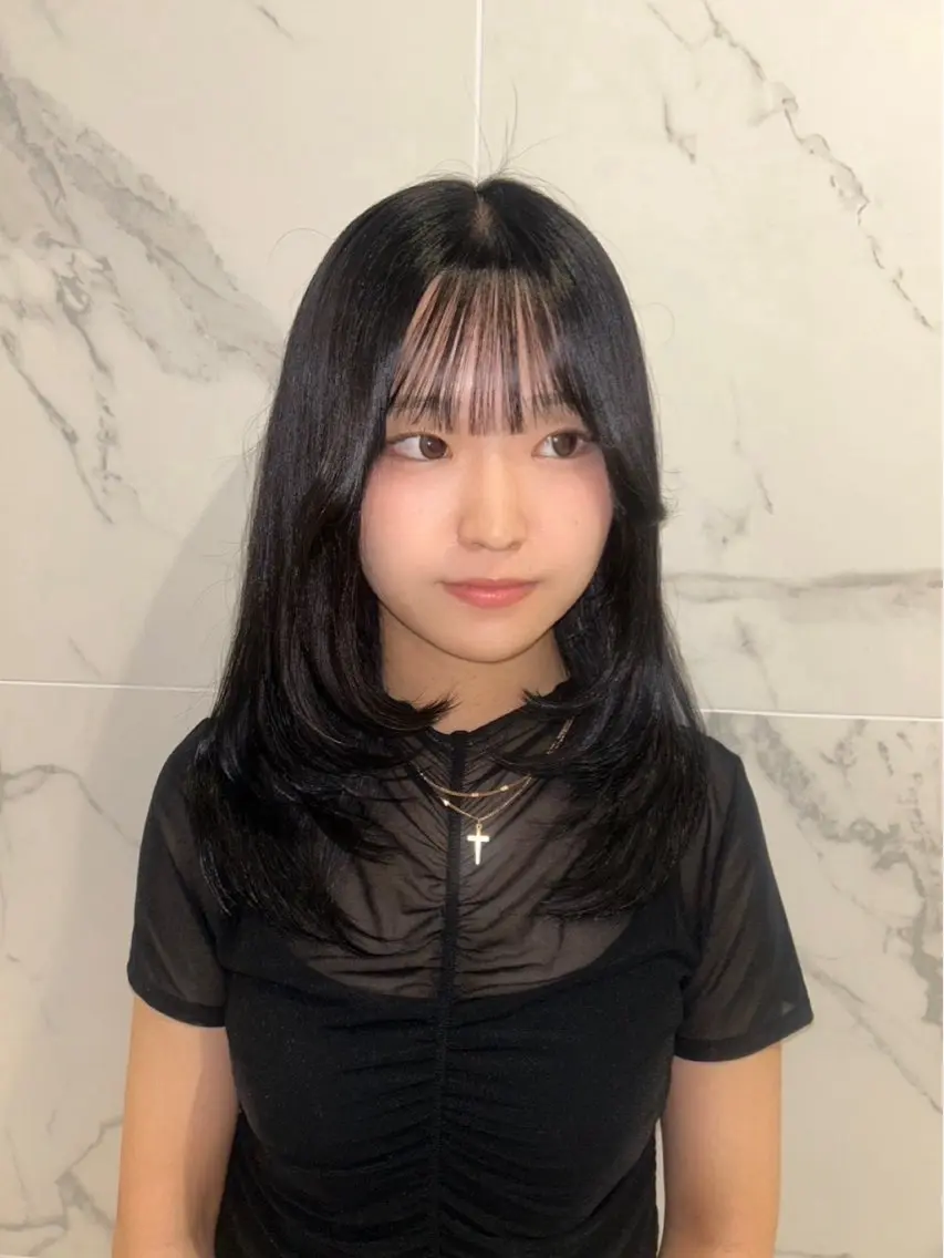 カラー 舛田 心優のヘアスタイル