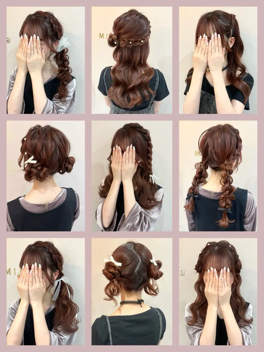🩷選べる9種類🎀【推し活】ヘアメ🧸💖の写真