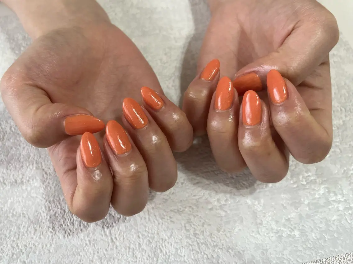 ネイル ジェルネイル メンズネイル ワンカラーネイル パラジェル 夏ネイル kikinail 溝の口のネイルデザイン