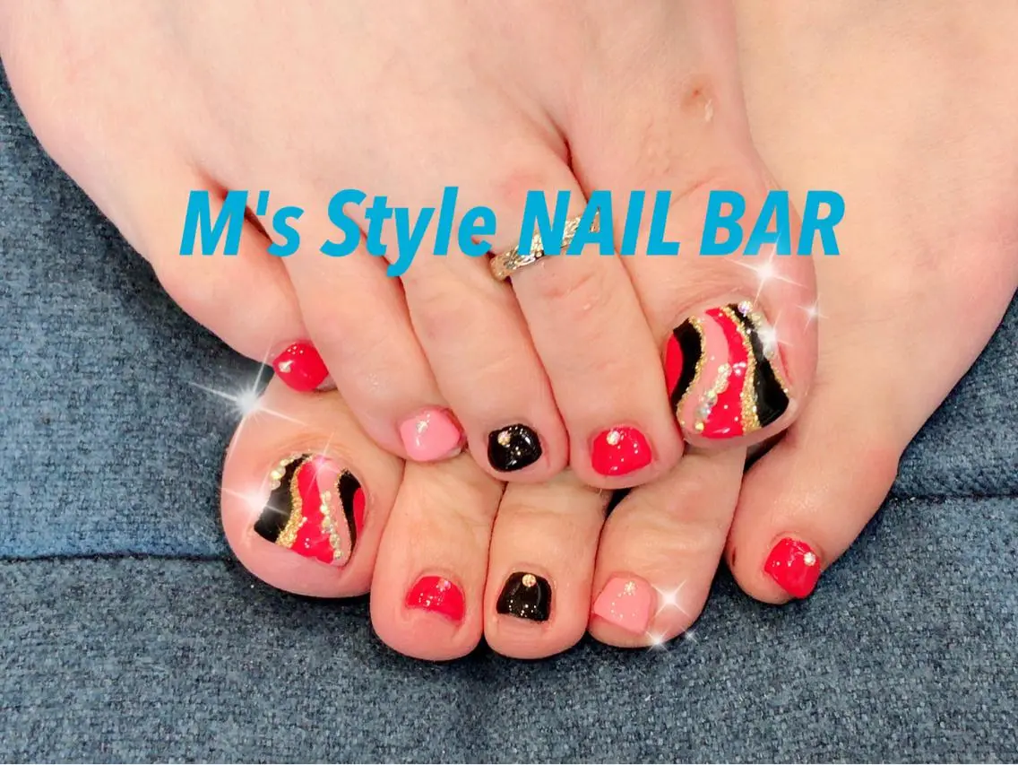 ネイル フットネイル M's Style NAIL BARのネイルデザイン