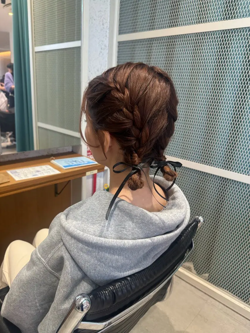 ヘアセットの写真