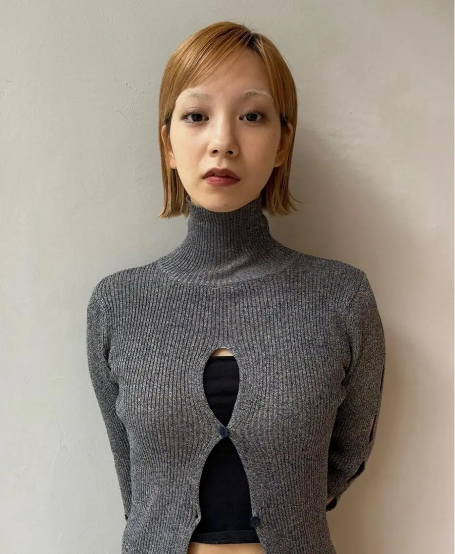ショート カラー ヘアアレンジ 髪質改善 縮毛矯正 トリートメント 脇野 茉優のヘアスタイル