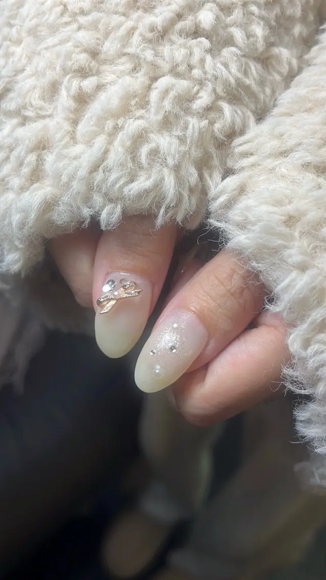 ネイル ニュアンスネイル シンプルネイル SAKU nail 作島茜のネイルデザイン