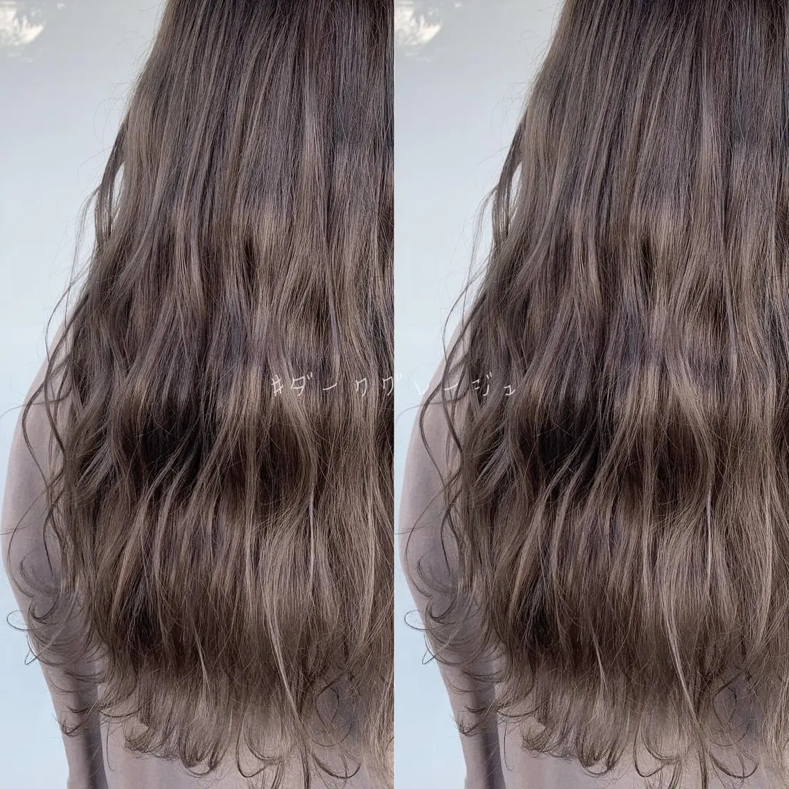 ロング ヘアカラー レイヤー/艶髪カラー 森本くるみのヘアスタイル