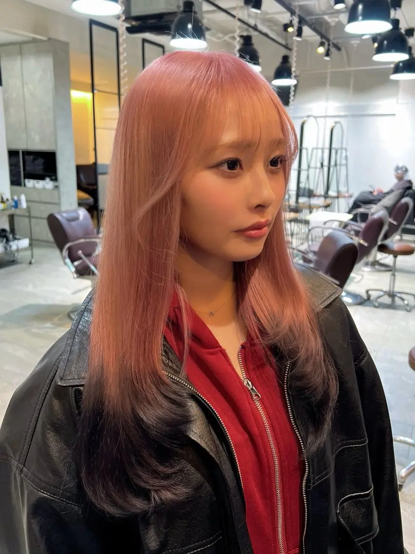 ロング カラー ヘアアレンジ 🎀ハイトーン・艶 カラー HANA🎀のヘアスタイル
