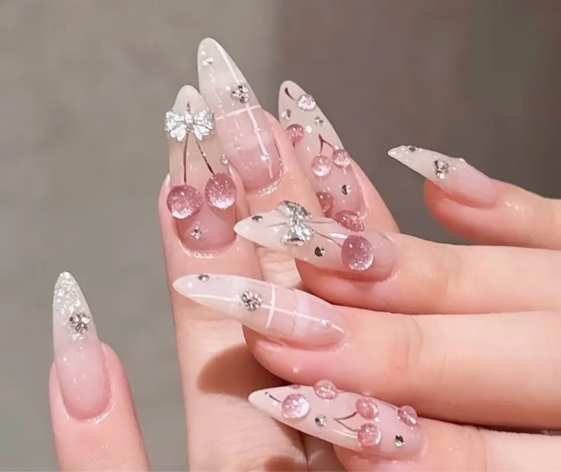 ネイル 長さ出し 韓国ネイル 持ち込み 夏ネイル ワンホンネイル ハンドネイル kana nailのネイルデザイン