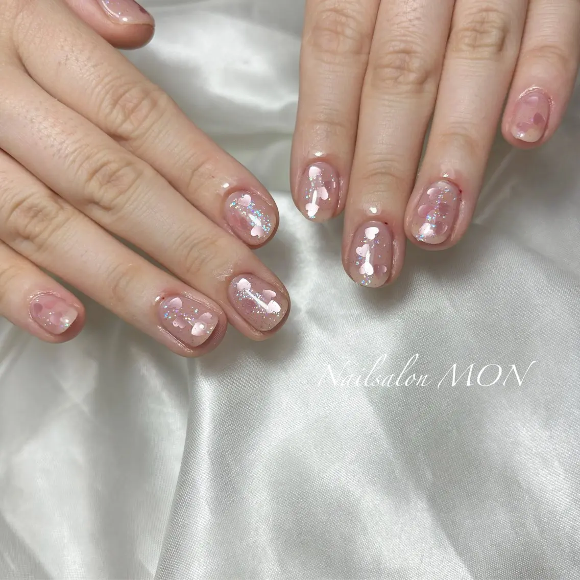 ネイル ラメ(グリッター) ハンドネイル Nailsalon MONのネイルデザイン