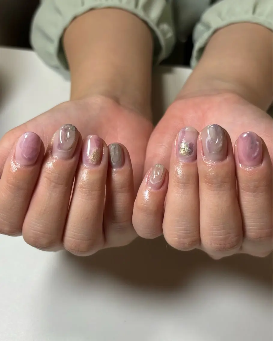 ネイル ニュアンスネイル ピンク kotone / toneのネイルデザイン