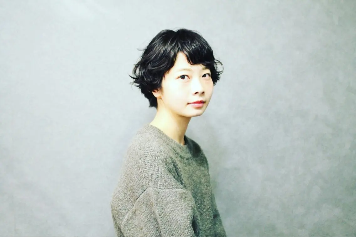 ショート パーマ カット パーマ トリートメント chouette シュエットのヘアスタイル