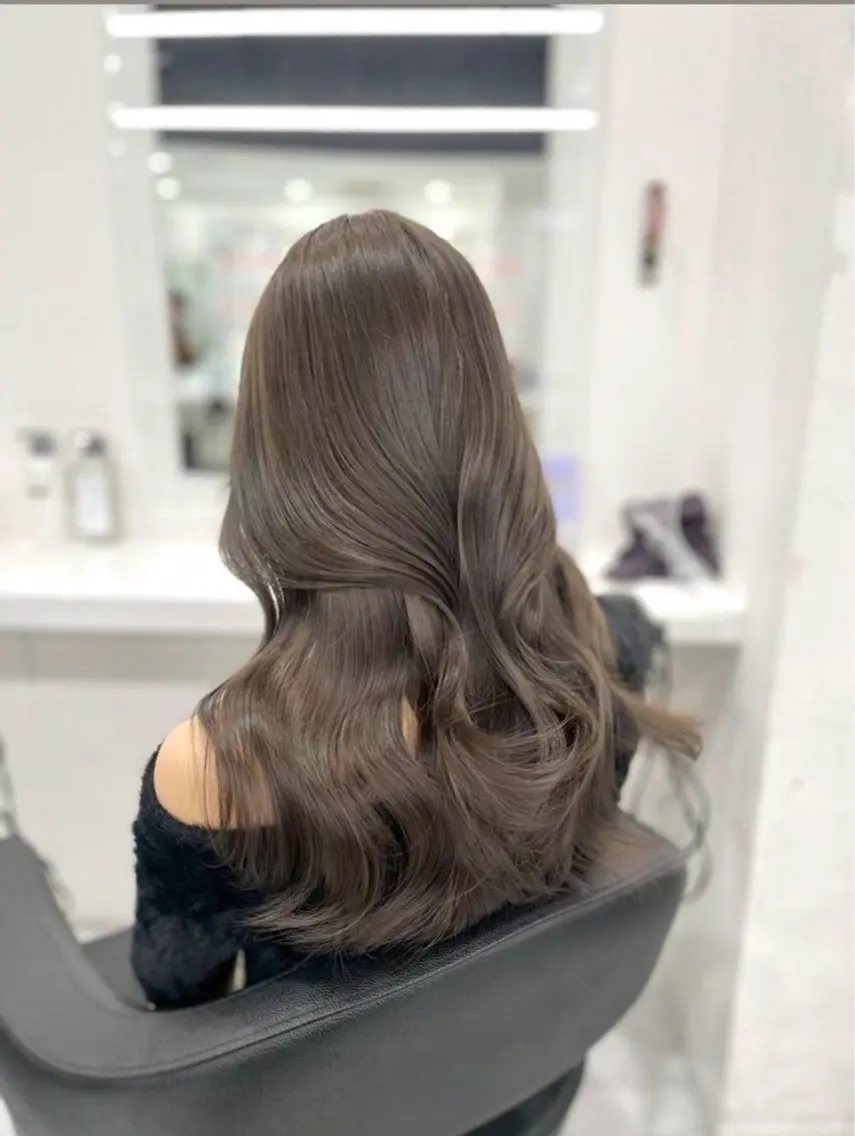 ロング カラー ヘアカラー 透明感カラー/レイヤ ー🫧AZUSAのヘアスタイル