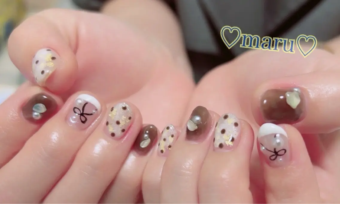 ネイル ハンドネイル フットネイル まるみ ♡のその他イメージ