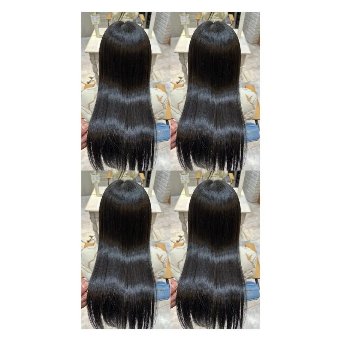 ロング カラー 透明感カラー 髪質改善 縮毛矯正 トリートメント カット ヘアカラー トリートメント 店長✨レイヤー✖️ 髪質改善✖️韓国ヘアのヘアスタイル