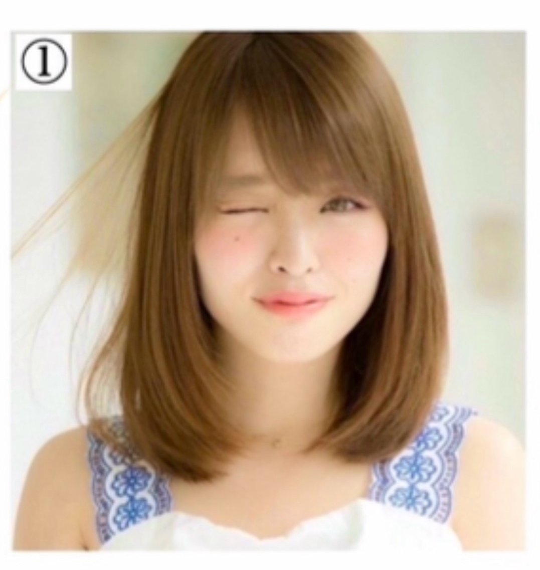 ミディアム 平田 一成のヘアスタイル