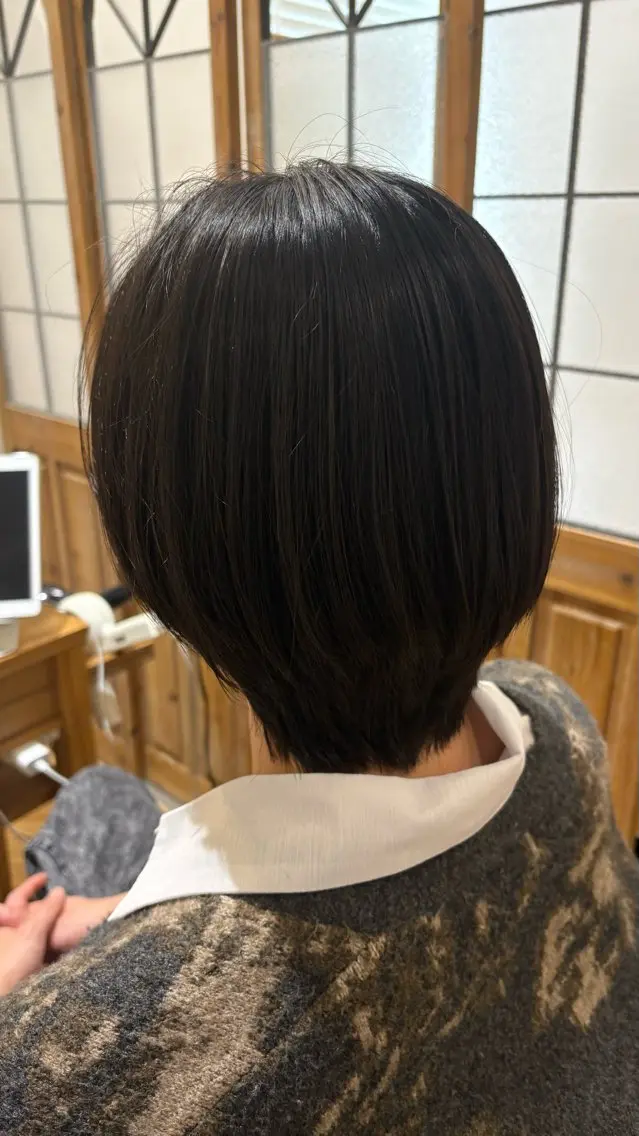 ショート カラー カット 似合わせ 顔周りYUUGAのヘアスタイル