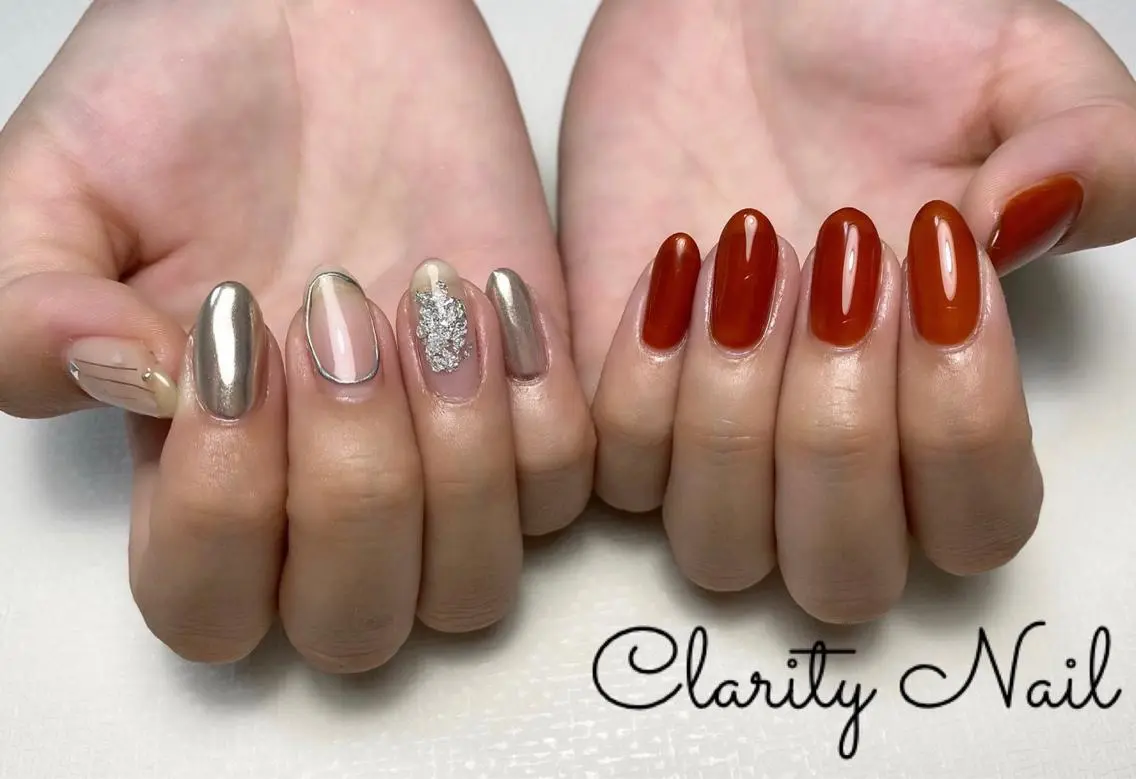 ネイル アートネイル 持ち込み ハンドネイル Clarity Nailのネイルデザイン