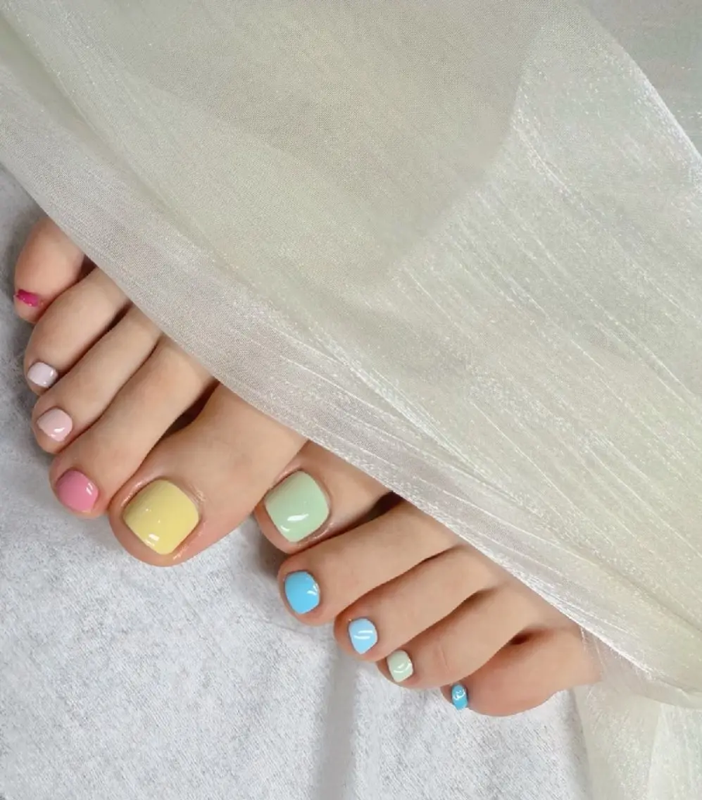【Foot】 ワンかラー & ラメ & マグネットの写真