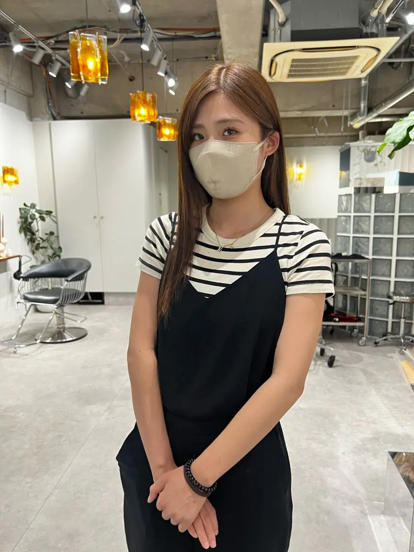ロング ヘアカラー 山本 麗のヘアスタイル