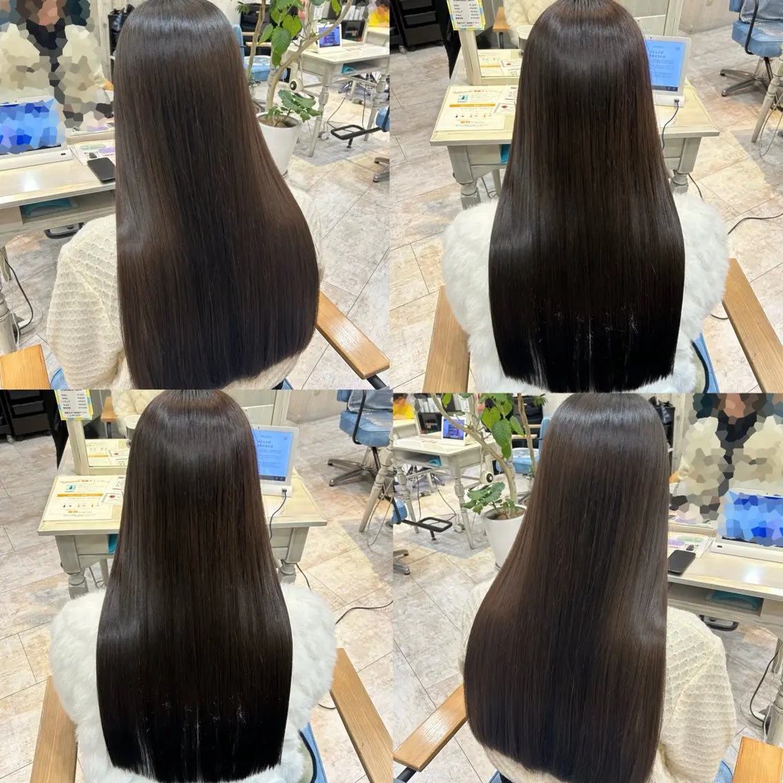 ロング カラー カット ヘアカラー トリートメント 🫧透け感⋆艶髪💎 山口アヤカのヘアスタイル