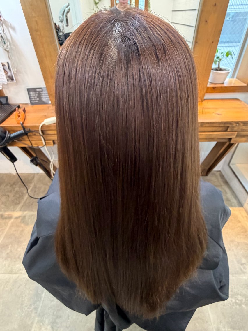 ロング 福島 柚菜のヘアスタイル