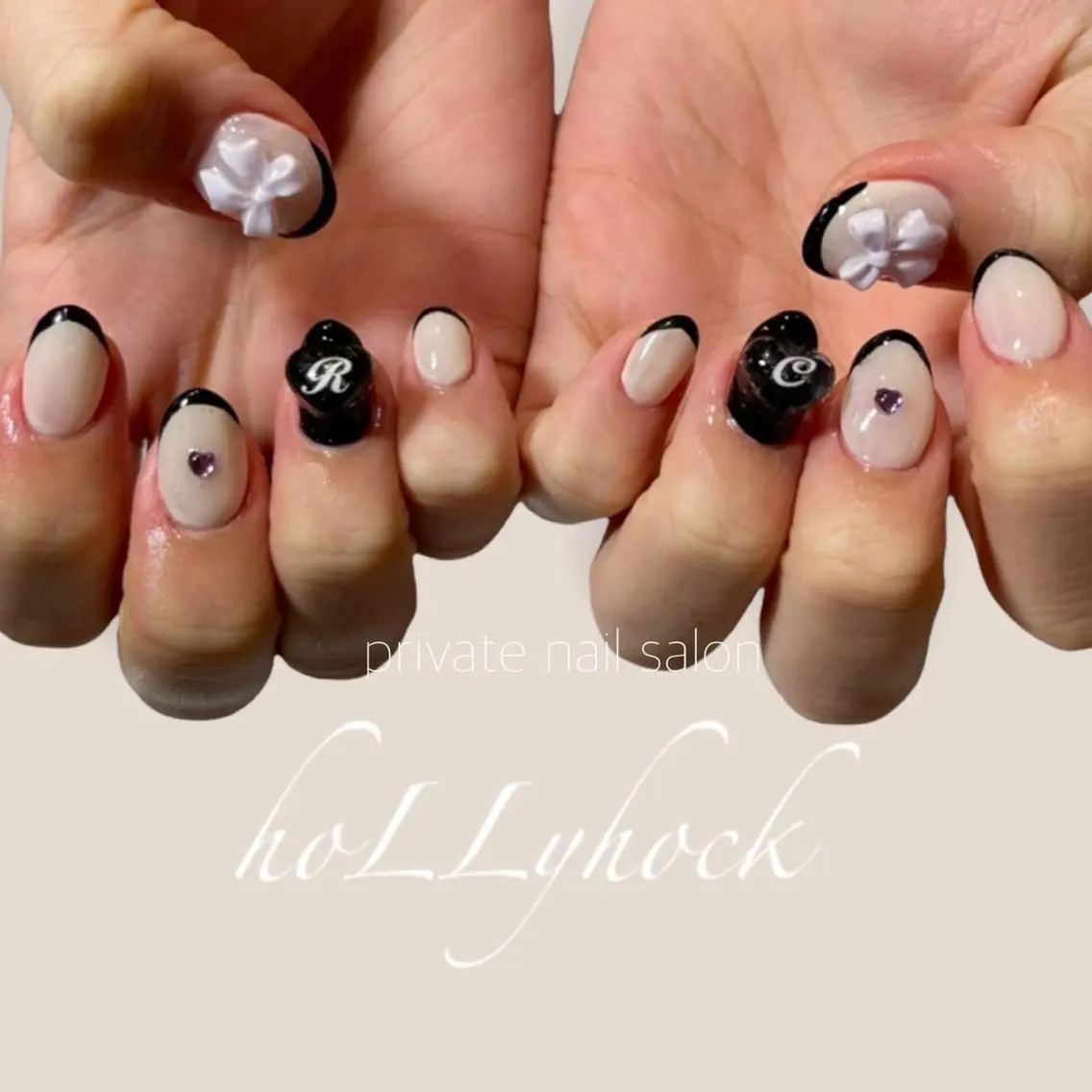 ネイル アートネイル フラッシュネイル マグネットネイル ニュアンスネイル hoLLy hock ┊︎唐人町徒歩2分♡のネイルデザイン