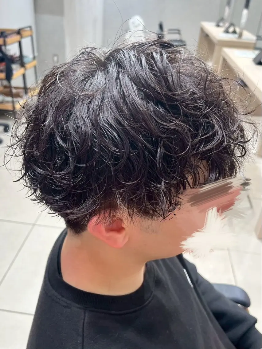 パーマ メンズ カット パーマ 🫧モデル募集中🫧 こばるのヘアスタイル