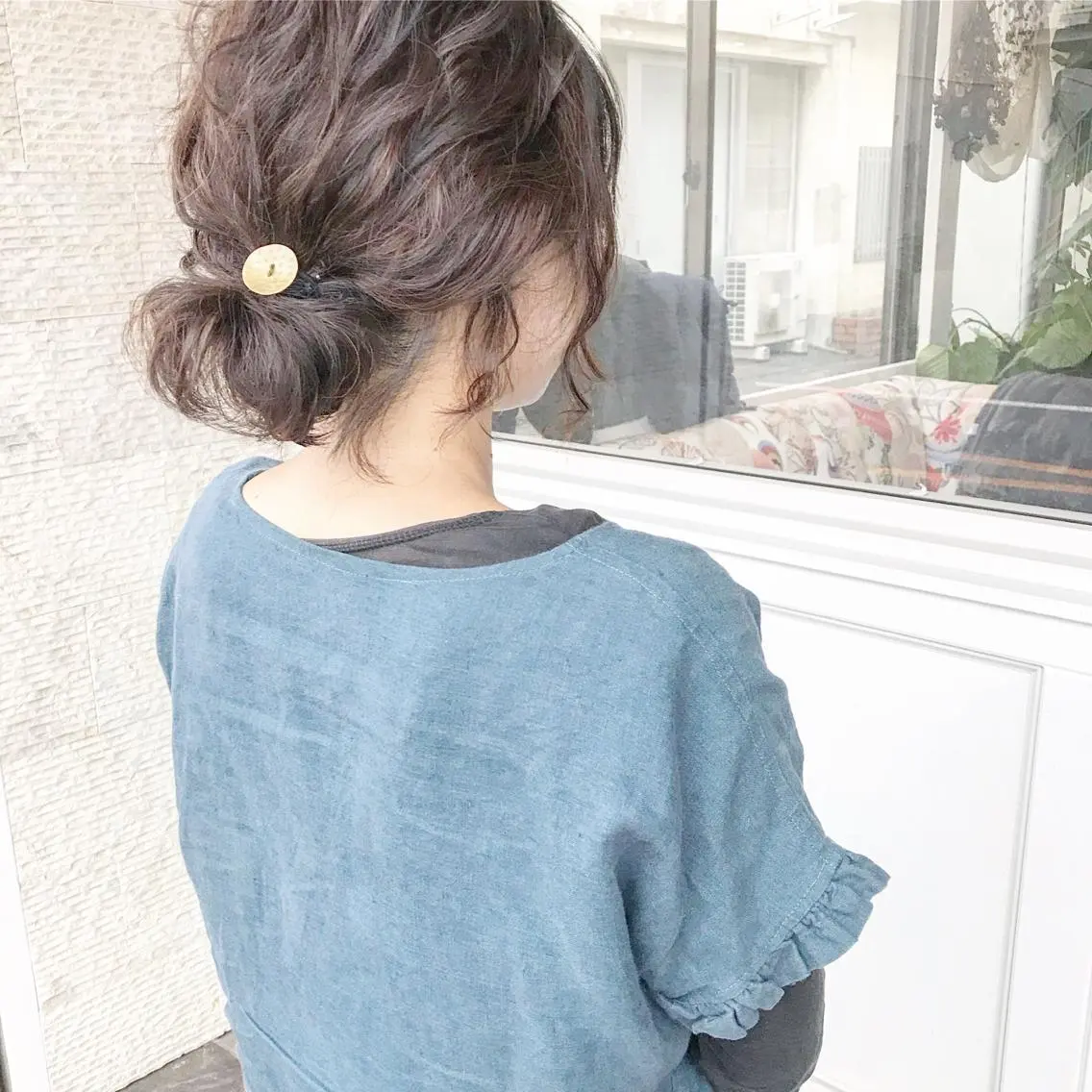 ショート カラー ヘアアレンジ ブリーチ グラデーションカラー ハイライトカラー ハイライト おくれ毛 Mariana/ 鶴原-ハイライトのヘアスタイル