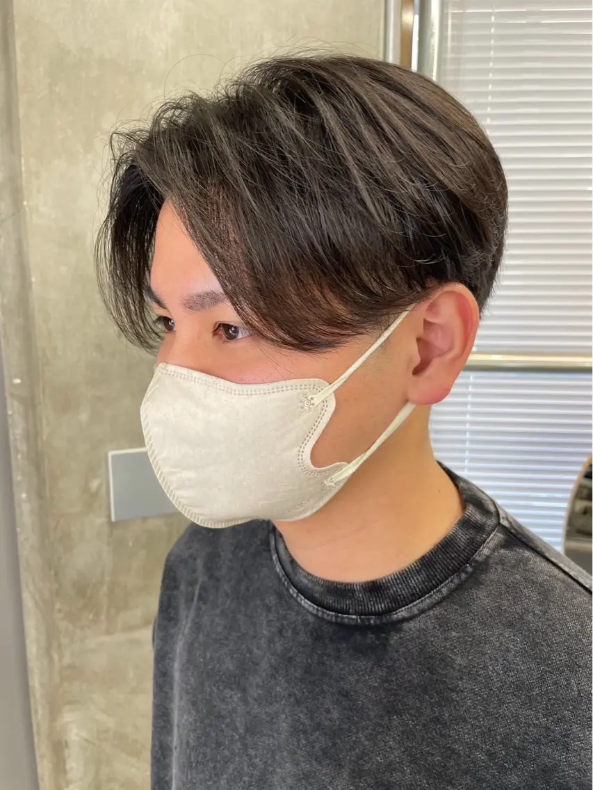 ショート パーマ メンズ ビジネス メンズパーマ カット パーマ 江坂/メンズカット メンズパーマ/山本翼のヘアスタイル