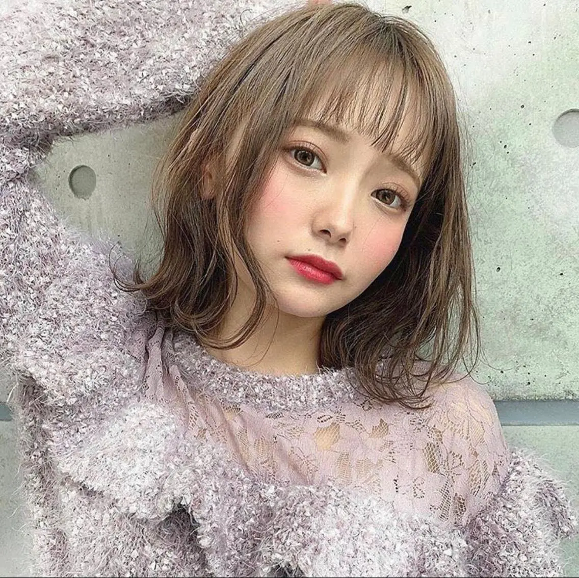 ミディアム 🫧レイヤーカット ・ハッシュ🫧龍星のヘアスタイル