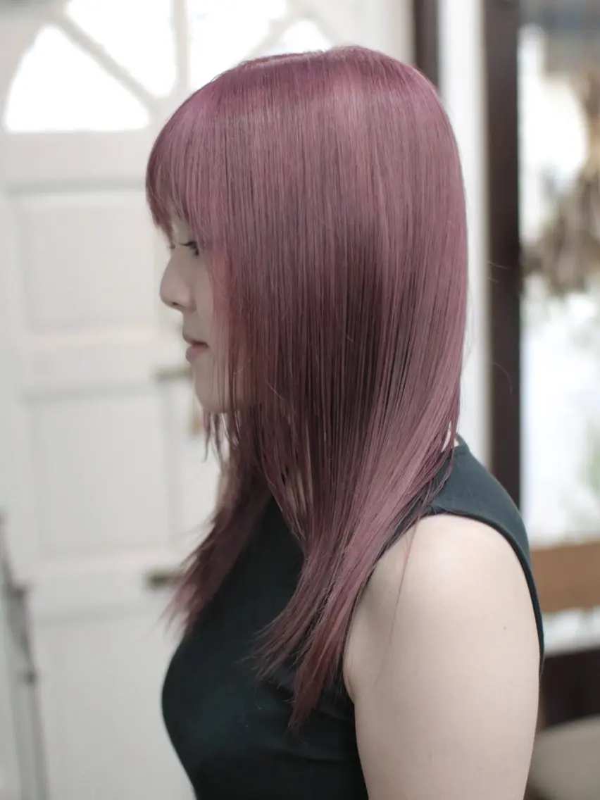 セミロング カラー カット ヘアカラー 木村陸弥🌿似合わせ 再現性メンズヘアのヘアスタイル