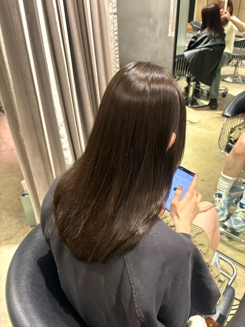 セミロング トリートメント 西田  美侑 /カットモデルのヘアスタイル