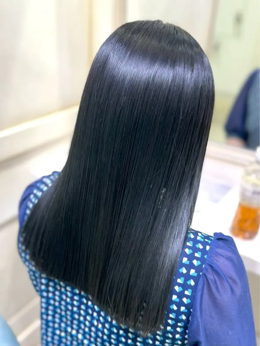 カラー ヘアカラー トリートメント 💙透明感艶カラー/ ゆうな💙のヘアスタイル