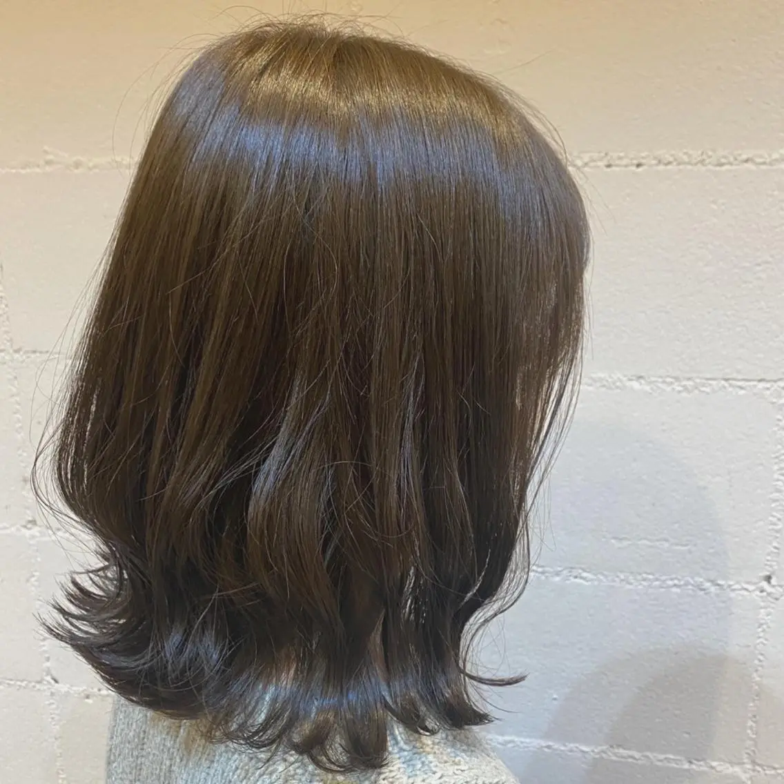 ミディアム カラー 田中 恭子のヘアスタイル