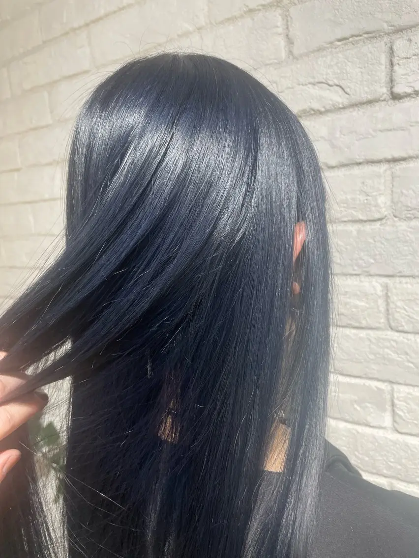 ロング カラー deseo 透明色艶カラーツバサのヘアスタイル