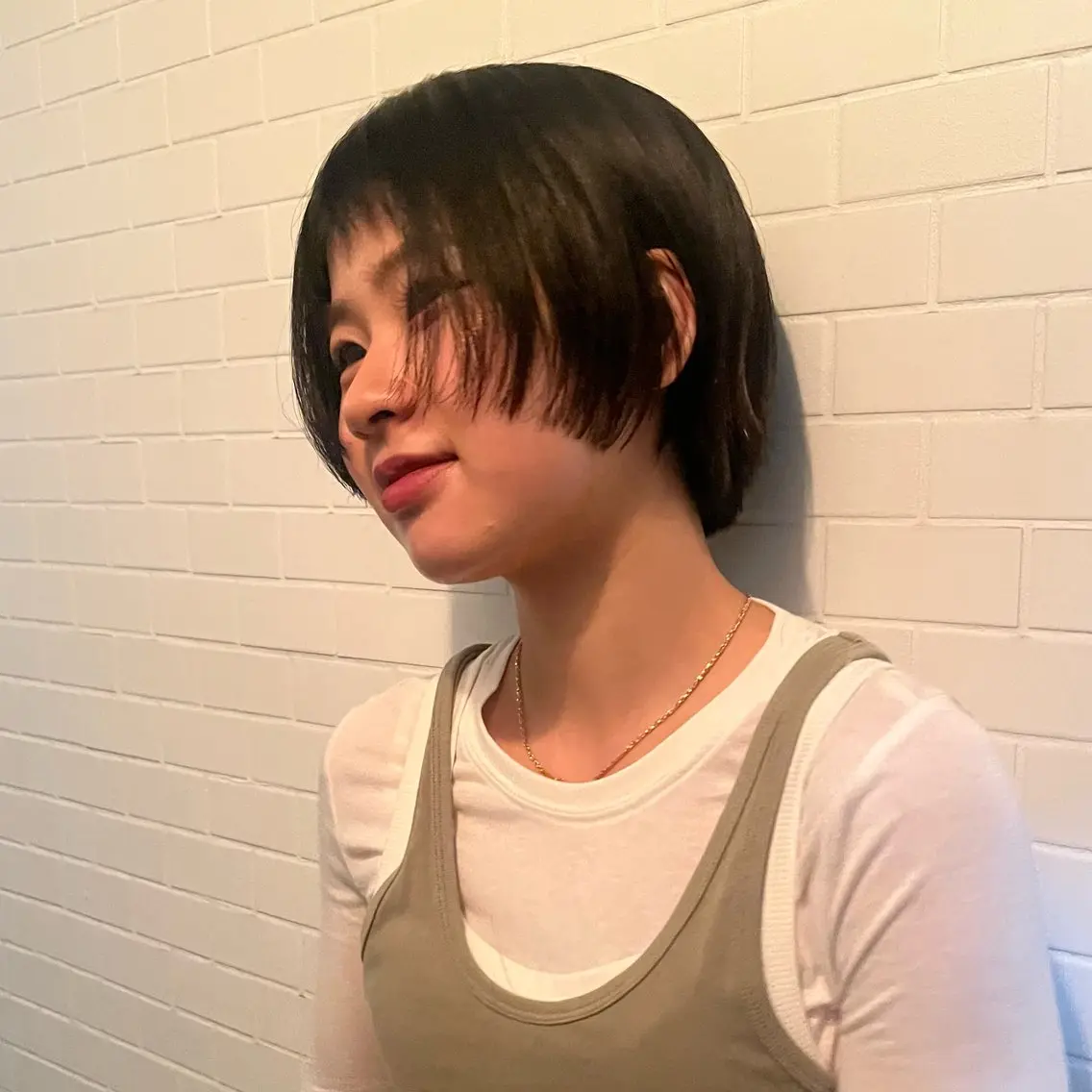 ショート ショートボブ ボブ ショートヘア レイヤー/ベージュ mikuのヘアスタイル